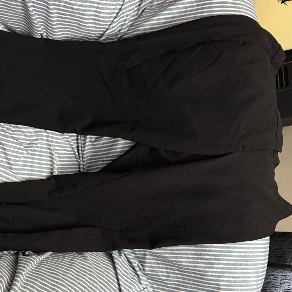 LOFT Black Wide Leg Pants